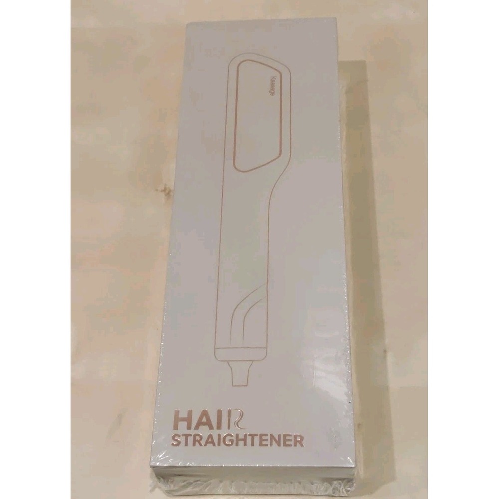 Kaasage 2-in-1 Hot Oil & Straightening Brush, 9 Temp Ionic Hair Straightener Com